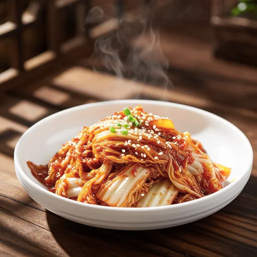 Sweet Stir-fried Kimchi with Perilla Oil