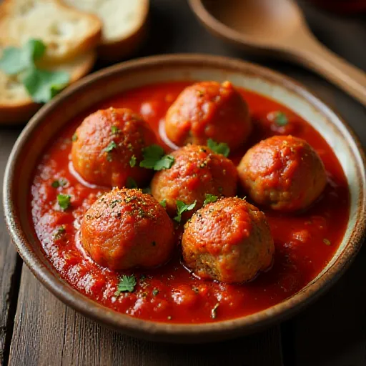 Albóndigas en salsa de tomate