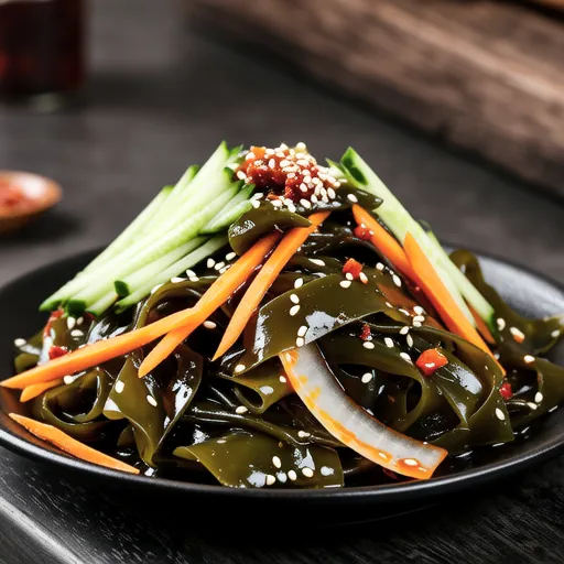 Seaweed Salad with Spicy Vinegar Dressing