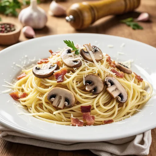 Mushroom Carbonara