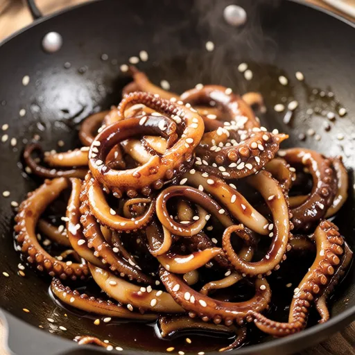 Soy Sauce Stir-fried Dried Squid