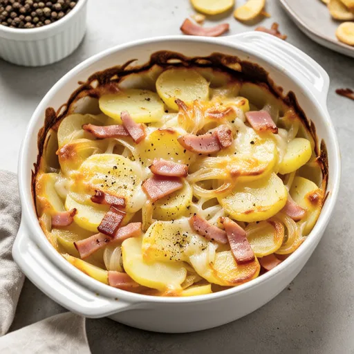 Onion Curry Cheese Gratin