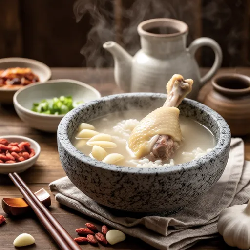 Samgyetang with Bone-in Chicken Thighs