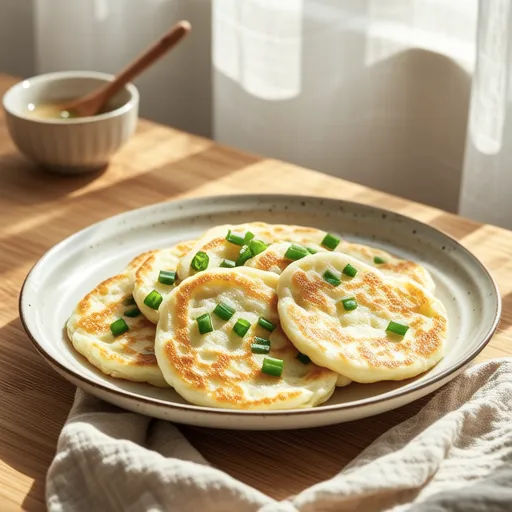 Simple Tofu Pancake for Toddlers (17 Months)