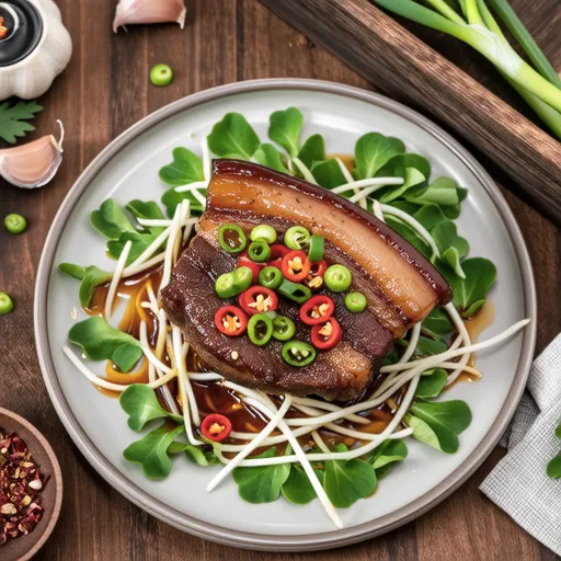 Soybean Sprout Pork Neck Steamed Dish
