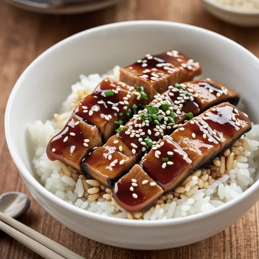Sea Bream Rice Bowl with Sesame Sauce