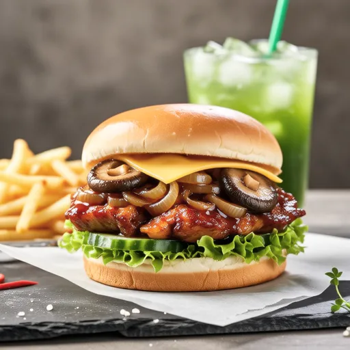 Teriyaki Pork Sandwich