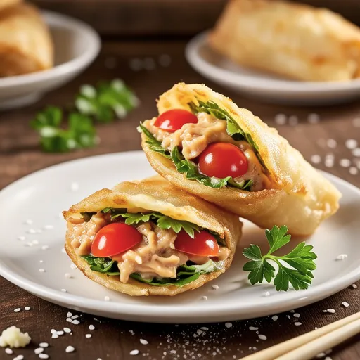 Mini Potato Mochi Sandwich with Spicy Cod Roe Mayo