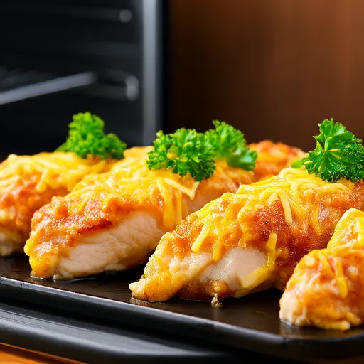 Ayam Panggang dengan Keju