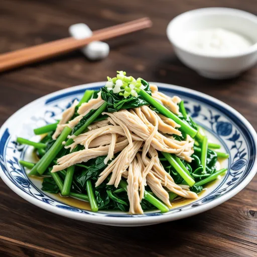 Chingensai and Salad Chicken Chinese Mix