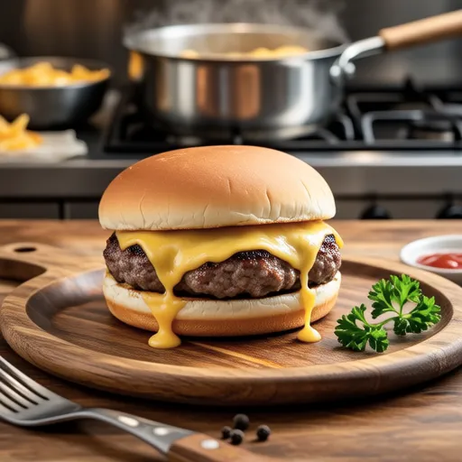 Cheese-Stuffed Hamburg Steak