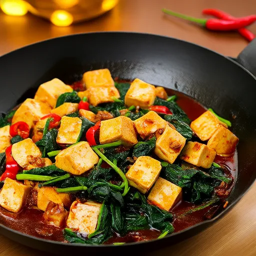 Tofu strapazzato piccante