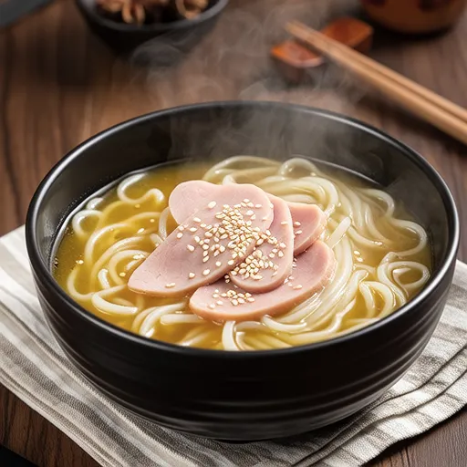 Daikon and Ham Vermicelli Soup