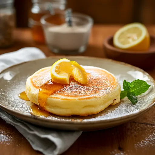 Honey Lemon Pancakes