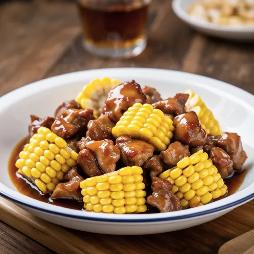 Chicken and Corn Butter Stir-fry