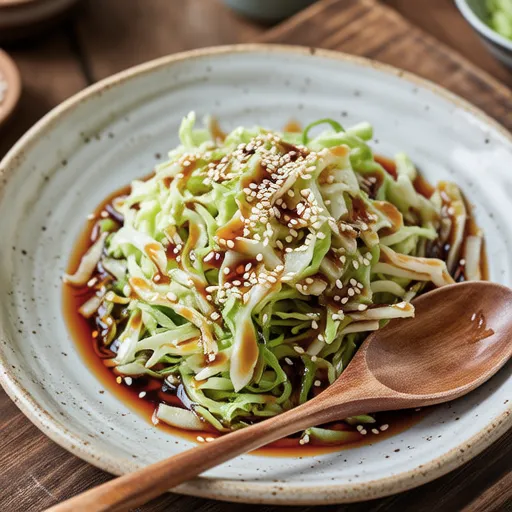 Spring Cabbage and Shirasu Sesame Salad