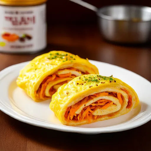 야채 달걀 오믈렛