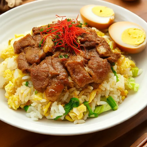 豚肉と野菜の炒めご飯