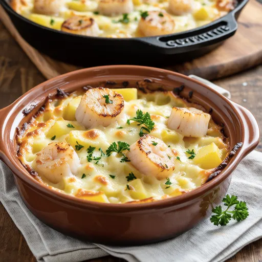 Scallop and Potato Gratin