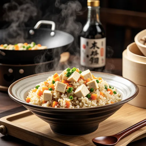 Tofu and Carrot Fried Rice