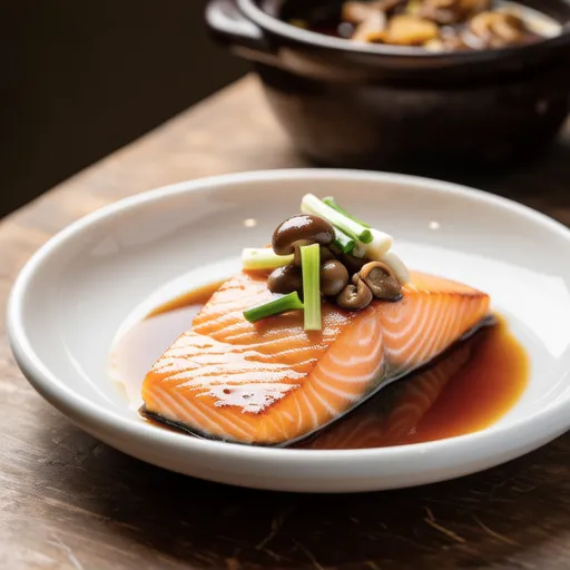 Salmon with Ginger Sauce