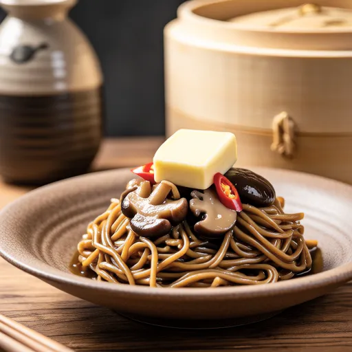 Maitake and Konjac Butter Soy Sauce Stir-fry