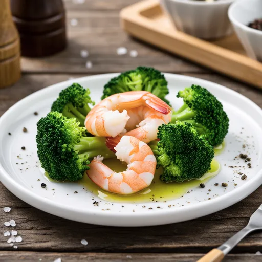 Broccoli and Shrimp French Salad