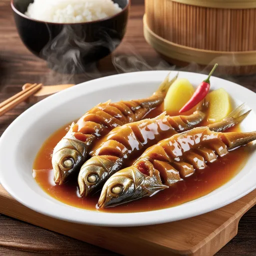 Basic Simmered Sardines with Umeboshi