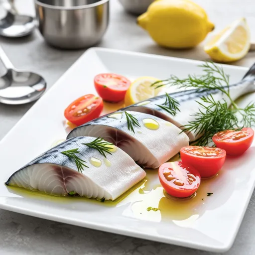 Herb Lemon Marinated Horse Mackerel