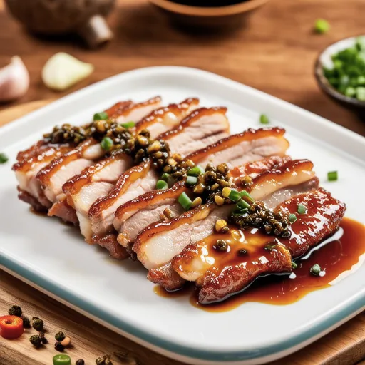 Crispy Pork with Aromatic Sauce
