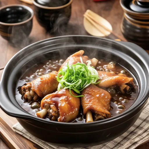 鶏肉とねぎの梅煮