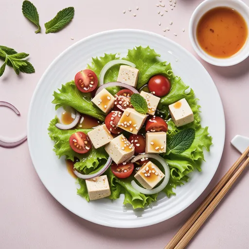 Soft Tofu Vegetable Salad