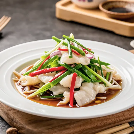 Stir-fried Fish Cake with Bean Sprouts