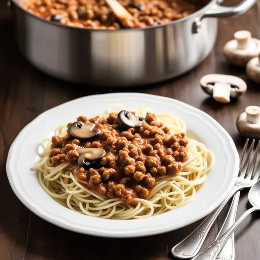 Penne with Pork Meat Sauce
