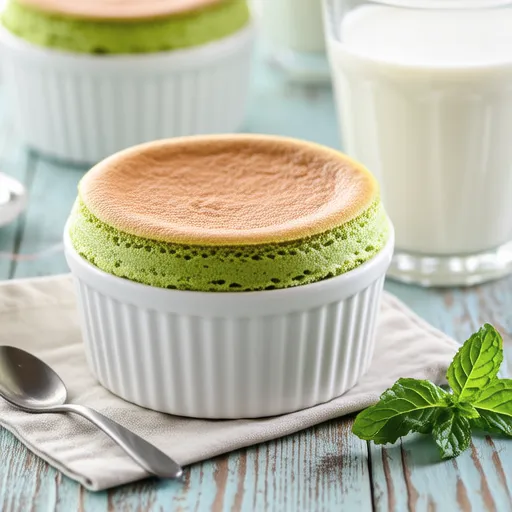 Matcha Cheese Soufflé