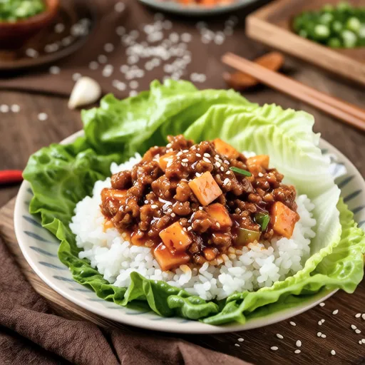 Tuna Ssamjang Wrap Rice
