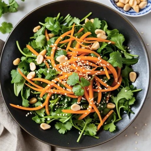 Watercress and Cilantro Ethnic Salad