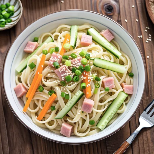 Cabbage and Cucumber Vermicelli Salad