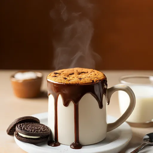 Brownie de Copo Mastigável com Choco Pie