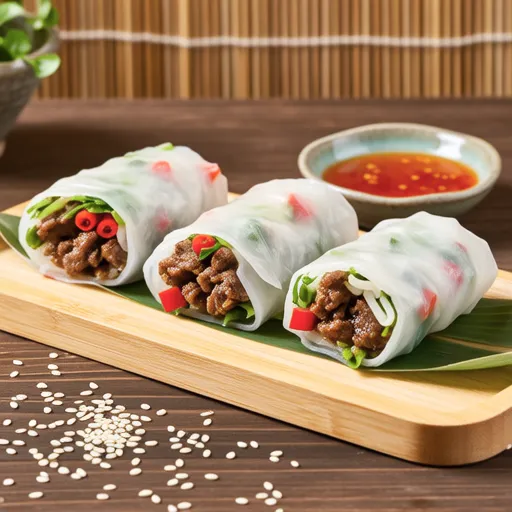 Nira Beef Spring Rolls