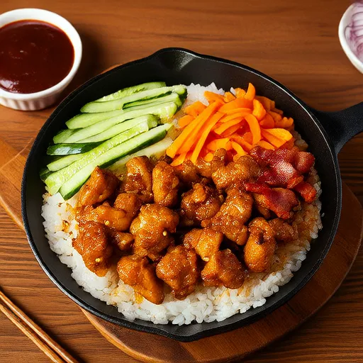 和風スパイシーチキン炒飯