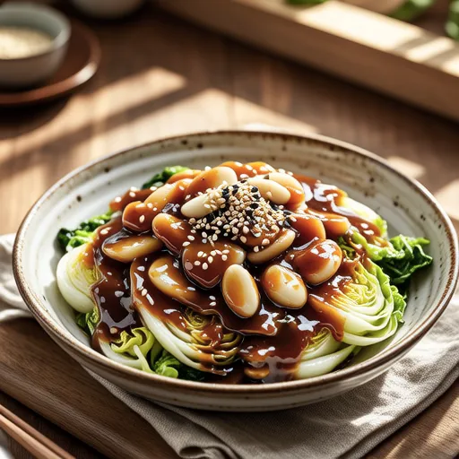 Baechu Doenjang Muchim (Cabbage Soybean Paste Salad)
