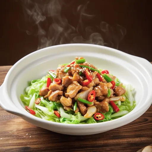 Chicken Breast and Cabbage Stir-fry
