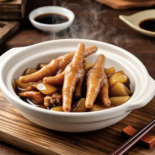 Simmered Chicken Wings and Daikon Radish