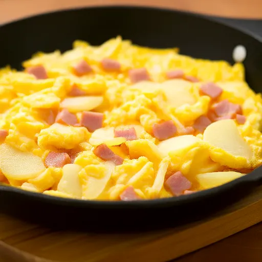 Omelette aux pommes de terre