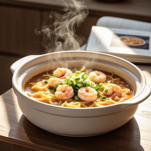 Cabbage Shrimp Cheese Curry