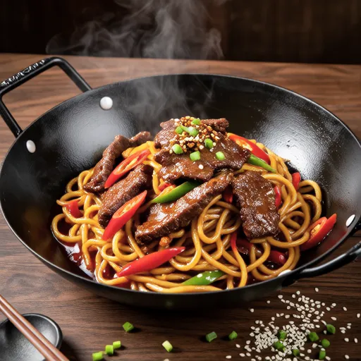 Spicy Stir-fried Beef and Konjac