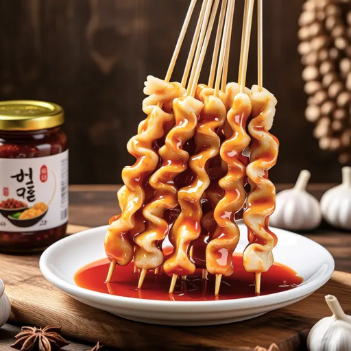 Korean Rice Cake Skewers (Tteok-kkochi)