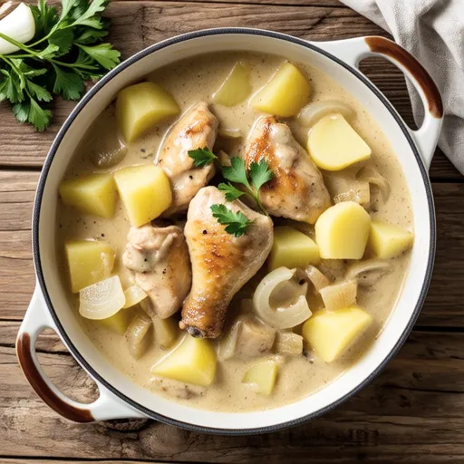 Chicken and New Potato Corn Cream Stew