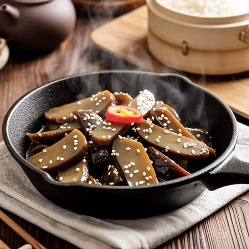Simmered Burdock and Konjac